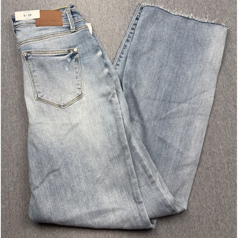 Judy Blue Light Wash Wide Leg Jeans